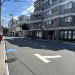 前面道路（西側）